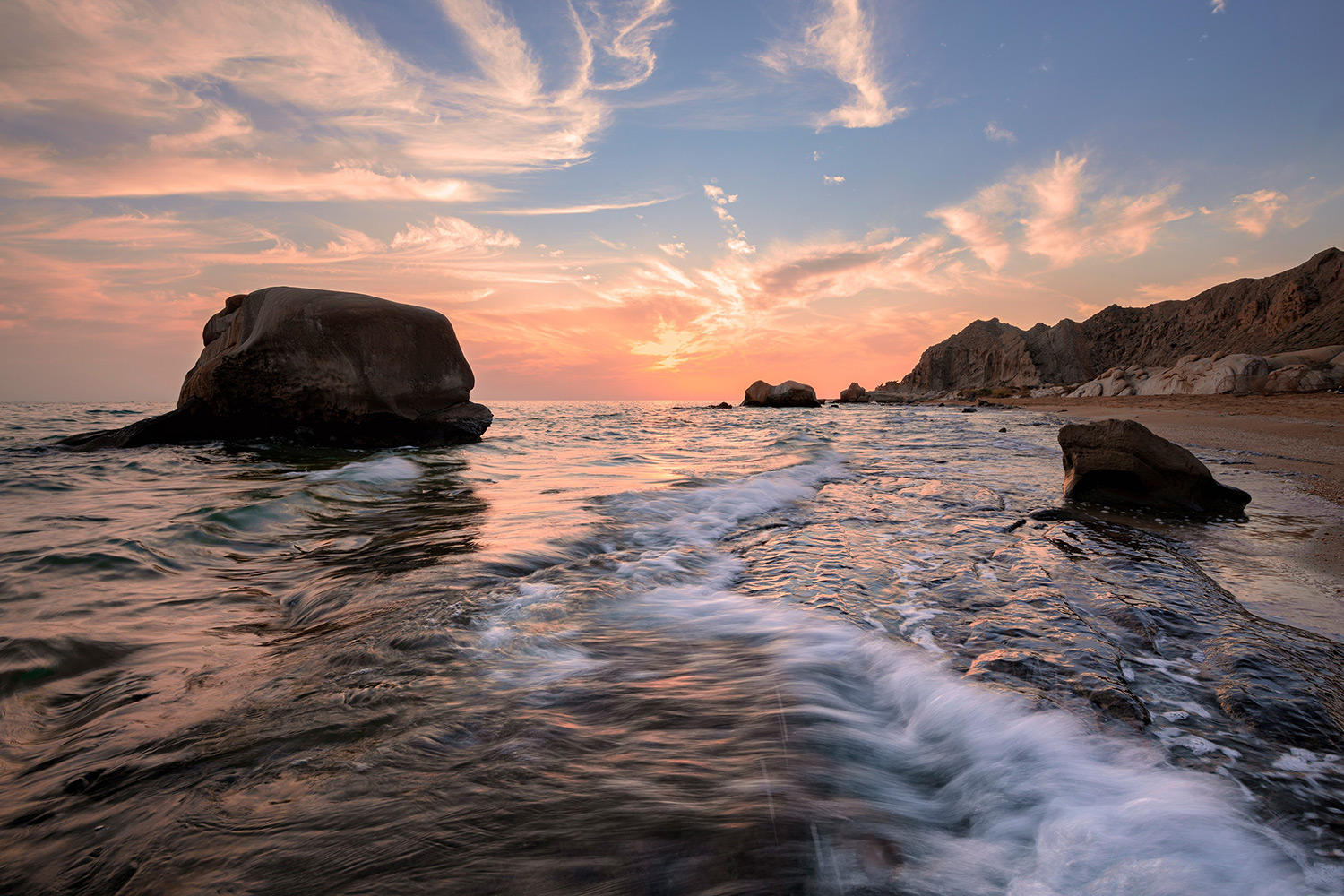 Pristine beach