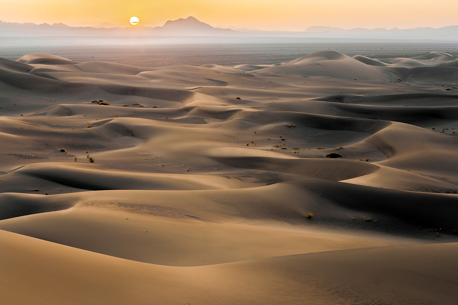 Sandy Desert Sunset