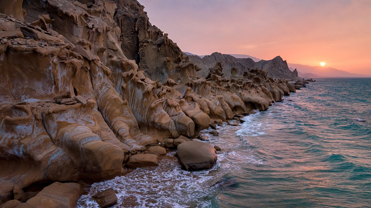 Unique beach