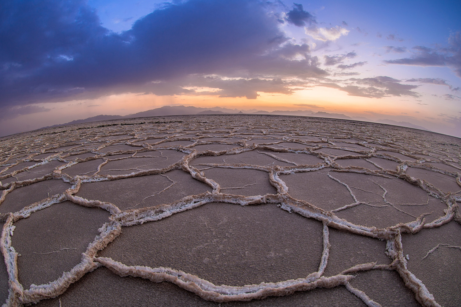 Dried lake form