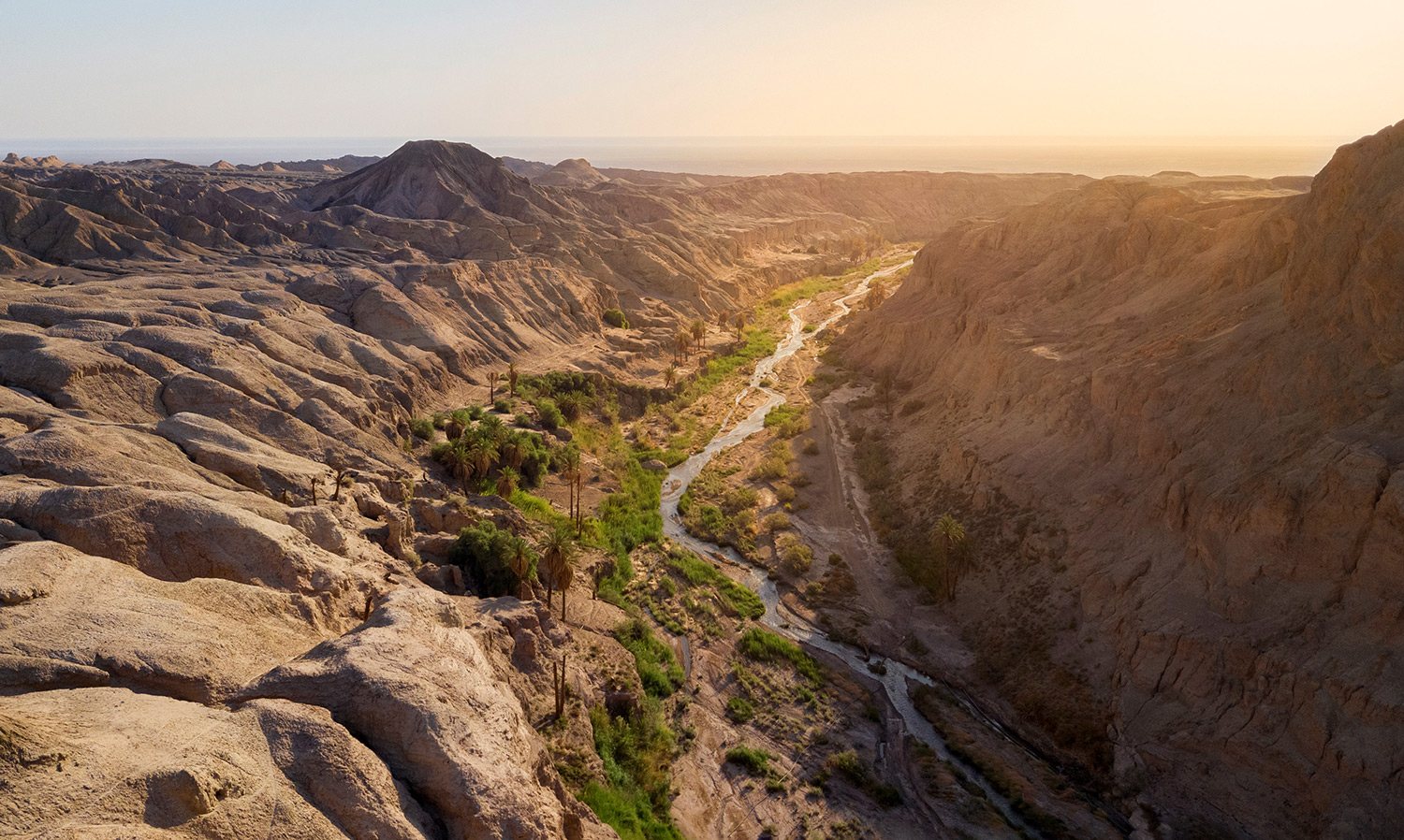 A river in the heart of the desert