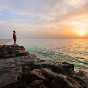 Staring at the sunrise