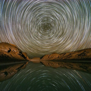 Reflection of the rotation of the stars