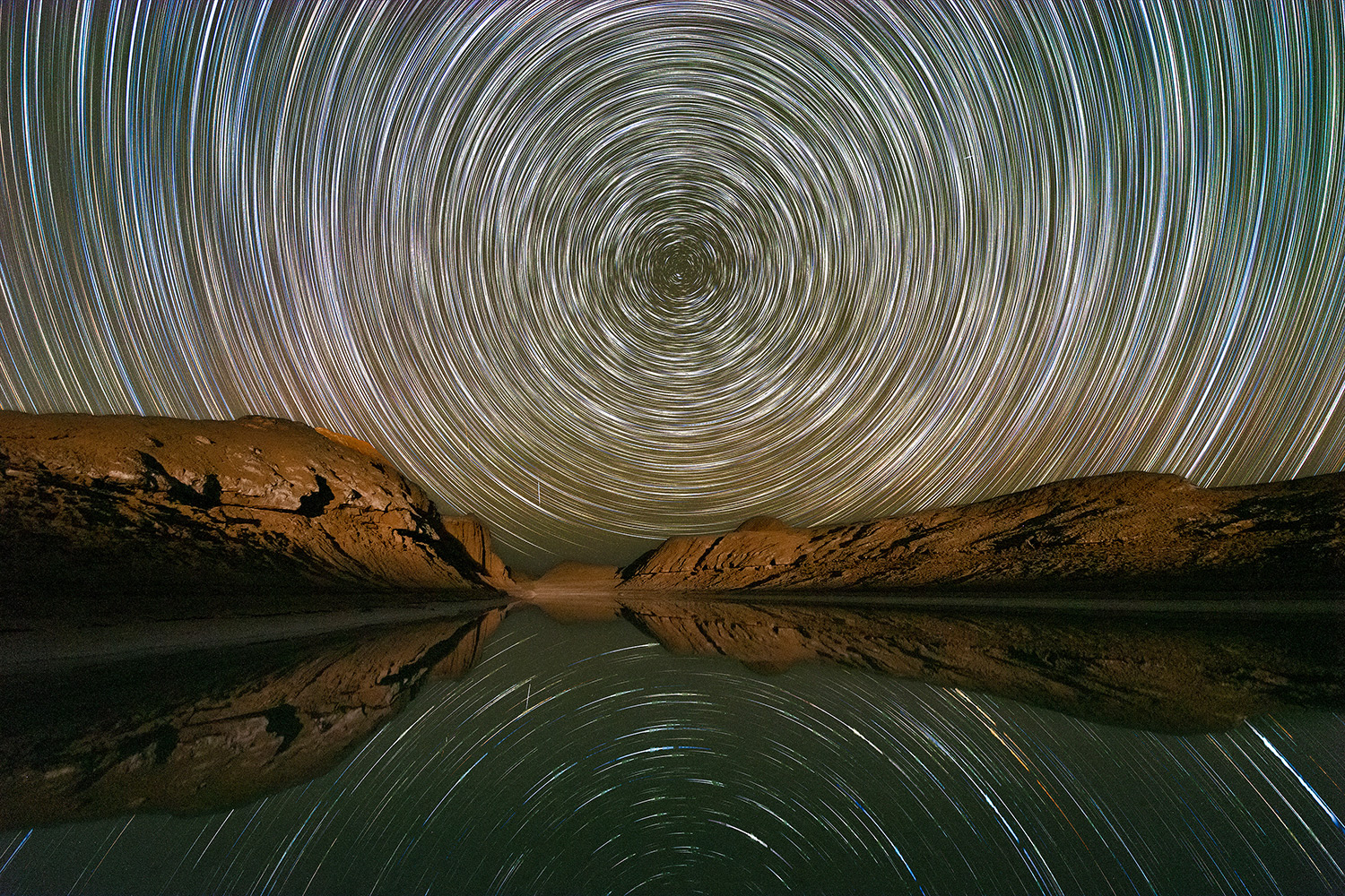 Reflection of the rotation of the stars