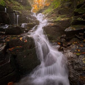 Autumn waterfall