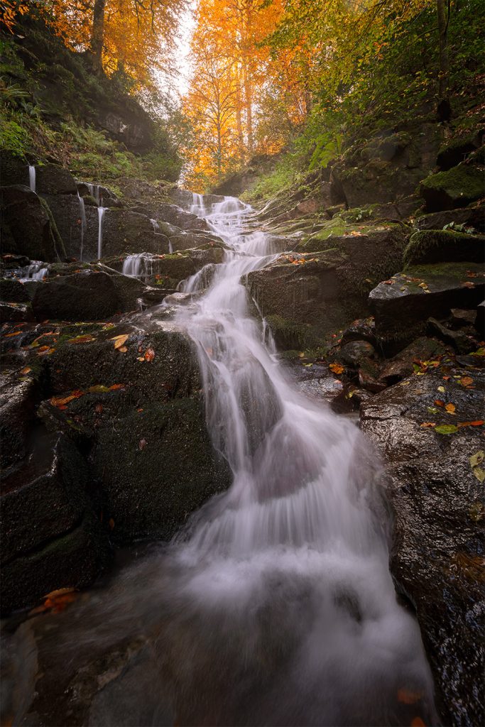 Autumn waterfall