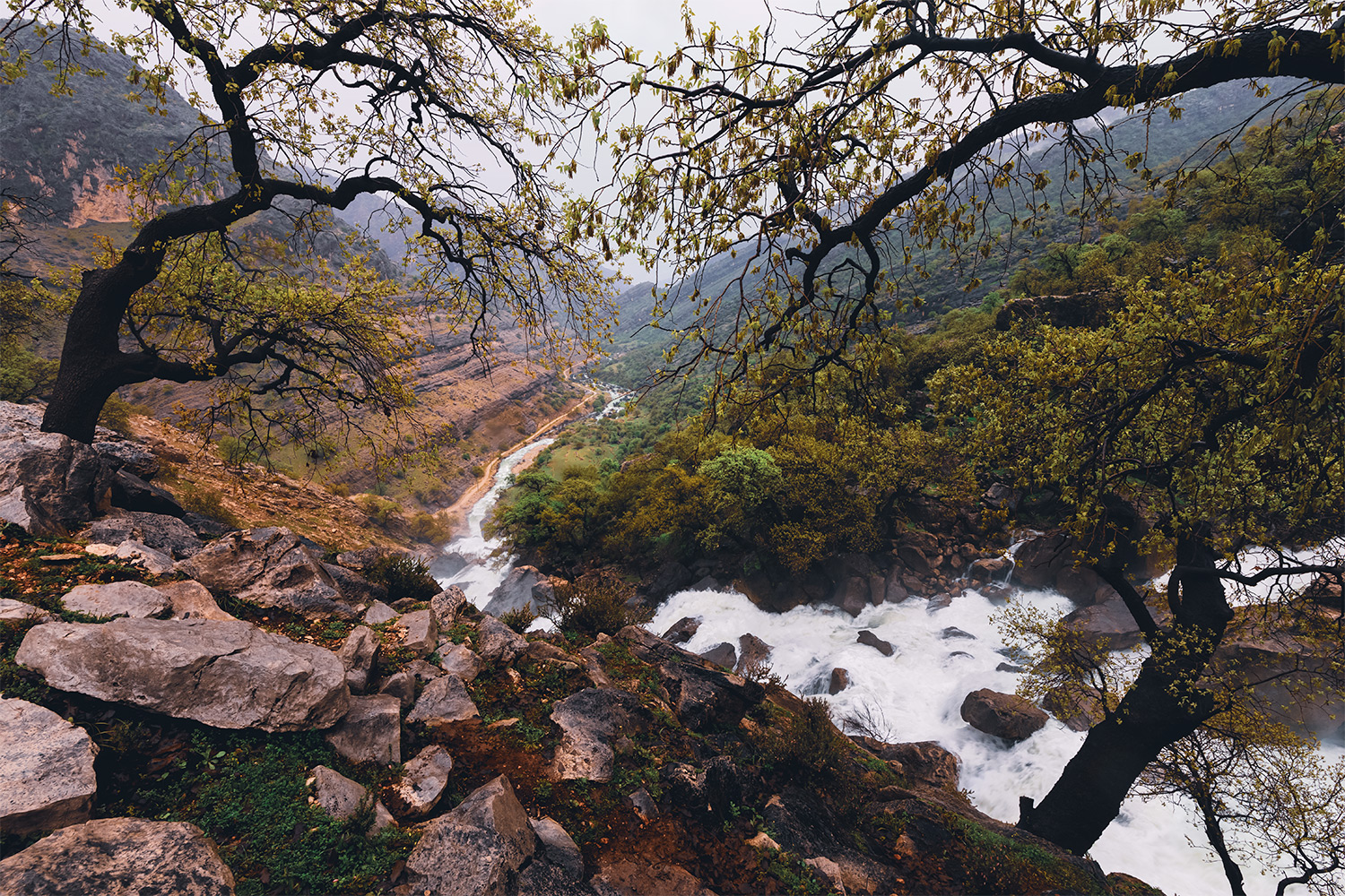 Shimbar waterfall